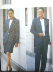 4723 EZ UNLINED LONG JACKET,SKIRT, PANTS PATTERN 18-22,12-16